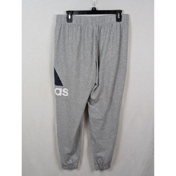 Adidas Essentials Performance Logo Track Pants Cuffed Gray Men's Size Large - Picture 7 of 14
